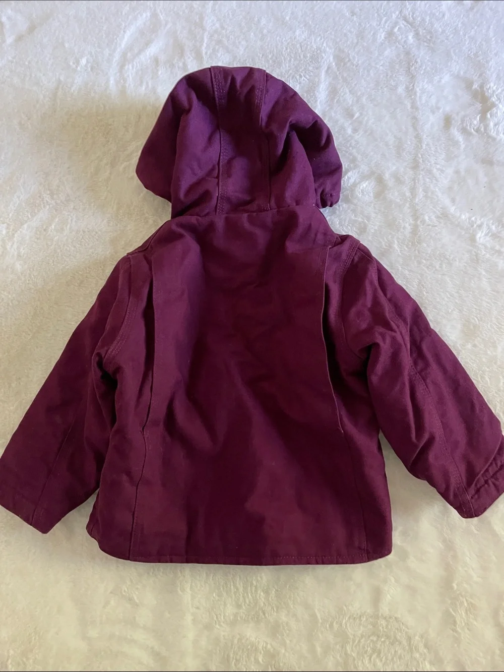Berne Kids' Hooded Jacket in Burgundy SZ 3T